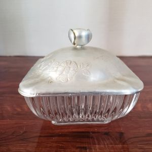 Vintage Glass Candy Dish